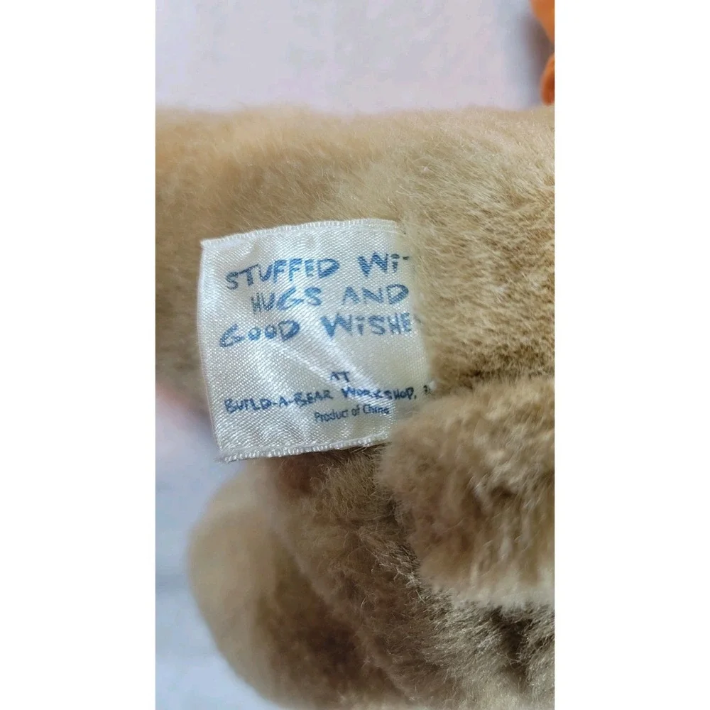 Vintage 2000 Build A Bear‎ Orange Smiley Tie Dye